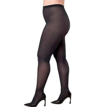 Imagem de Meia Calça Flanelada Fio 80 Preta Abafarto - needfeel, Preto, Único