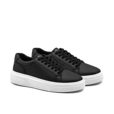 Imagem de Tênis Casual Masculino Fechamento Elástico Confortável - Fork, 38, Pre