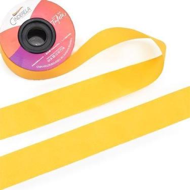 Imagem de Fita de Tafetá 35 mm com 50 Metros - Cinderela, 24 OURO FORTE
