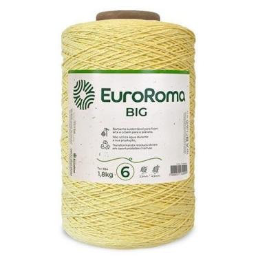 Imagem de Barbante EuroRoma Colorido Big Cone Nº06 1,8Kg, AMARELO