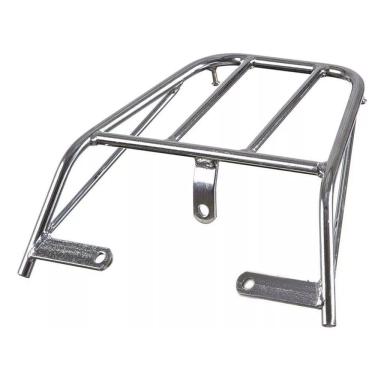 Imagem de Bagageiro Churrasqueira suporte baú moto Ybr 2000 À 2008 Aço Tubular