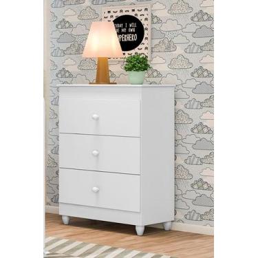 Imagem de Gaveteiro Infantil Quarto Bebê Conjulgado Sophia 100% MDF - Peternella