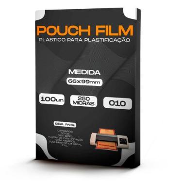 Imagem de Plástico para Plastificação 0,10 Formato CPF 66x99mm 100un - Mares