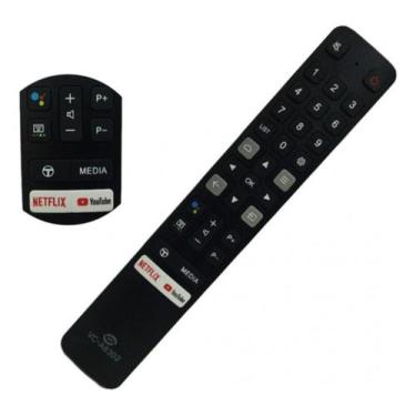 Imagem de Controle Compatível Smart Tv Semp TCL Tcl Vc-a8302 - Genérica