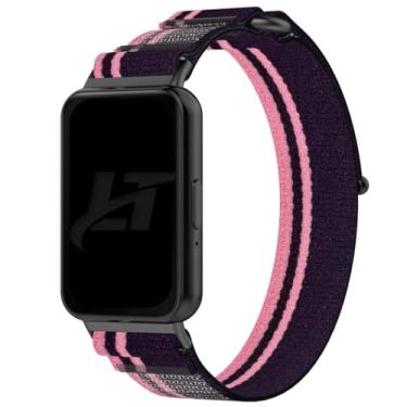 Imagem de Pulseira Loop Trilha LTimports compativel com Galaxy Fit 3 Sm-R390 (LT-Rosa-roxo)