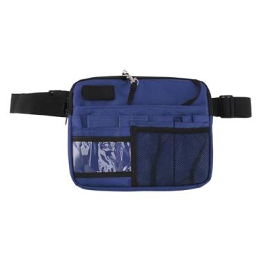 Imagem de Bolsa de Cintura para Enfermeira, Suprimentos Médicos, Pochete de Armazenamento para Hospital, Bolsa Leve de Ferramentas de Enfermeira para Profissionais de Saúde (Azul)
