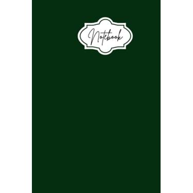 Imagem de Notebook - Forest Green Color: A4, Lined Notebook, Colorful, Bright Colored, Planner, Diary, Sketchbook, Writing, Gift, Student
