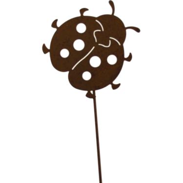 Imagem de Harbor Gardens ZT171410B 91,4 cm High Yard Art Steel Lady Bug Garden Stake