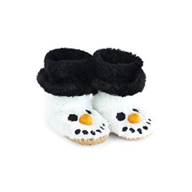 Imagem de Hatley Pantufa unissex infantil de cano alto para animais, Boneco de neve, Medium (8-10)