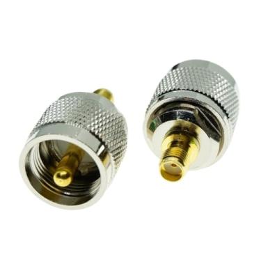 Imagem de SMA fêmea Jack para UHF PL 259 macho PL259 SO239 conector adaptador de tomada