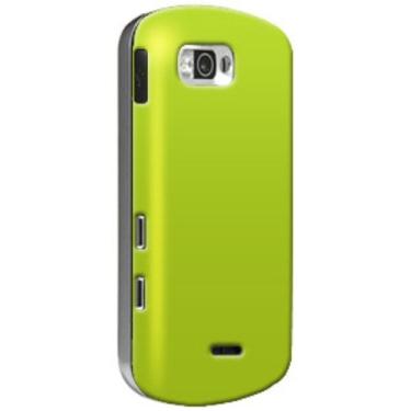 Imagem de Amzer Capa de encaixe simples com protetor de tela para Samsung Moment M900 (verde cromo)