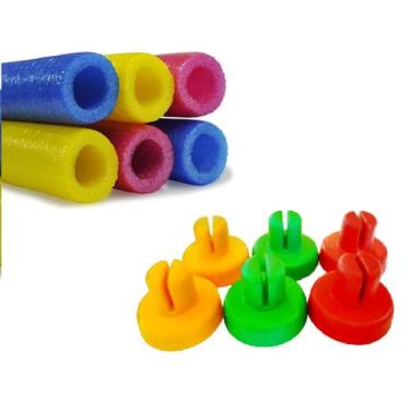 Imagem de Kit Com 6 Isotubos 6 ponteiras P/ Cama Elástica - Cama Elástica RS
