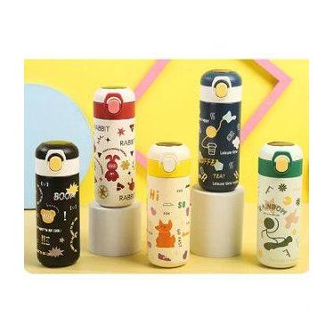 Imagem de Garrafa térmica infantil Aço inox 480ml - BC-016, Cor Aleatória