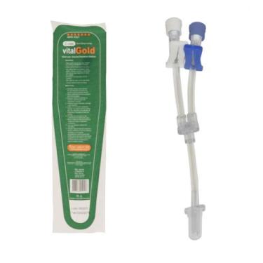 Imagem de Equipo Multivias Duas Vias com Clamp (VITALGOLD) - KIT 40 UNIDADES