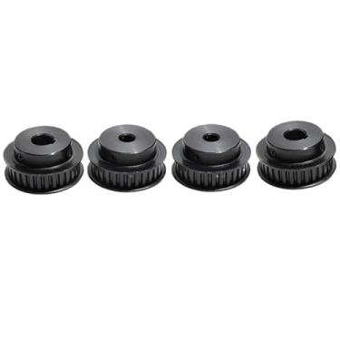 Imagem de 1 peça XL45T 46T polia rodas de aço preto largura da correia 11 mm furo de chaveta para máquina polia de correia (28 mm keyway8x3,3 mm, XL 45T_11MM)