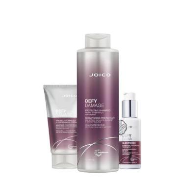 Imagem de Kit Joico Defy Damage Protective Shampoo Máscara Leave-in 100 (3 produ