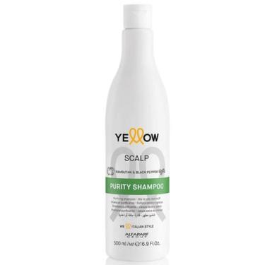 Imagem de Shampoo Purity Yellow 500ml Alfaparf limpeza profunda hidratação alívi