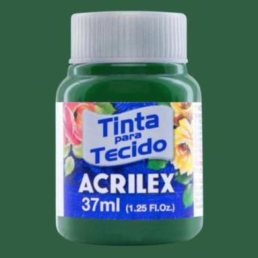 Imagem de Tinta para Tecido Fosca Acrilex 37ml Cores Frias - 04140, VERDE PINHEI