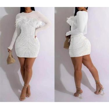 Imagem de B0148-Vestido Festa Evento Elegante Luxo Pedraria  Bordado Jl784 - XUM