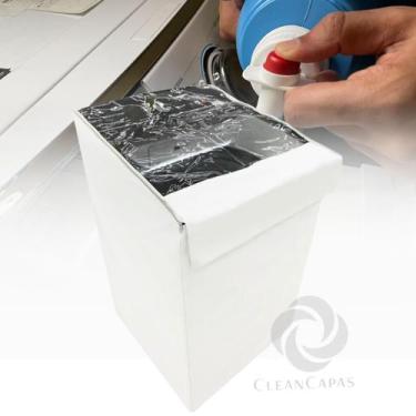 Imagem de Capa para lavadora electrolux 17kg jet&clean led17 transparente - Clea