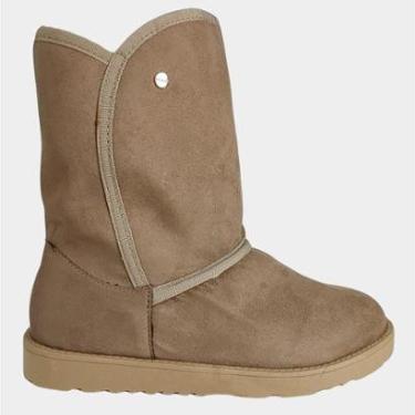 Imagem de Bota Feminina Forrada 225519 Australiana Pelinhos Neve-Feminino