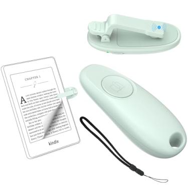 Imagem de Virador de página de controle remoto para Kindle Paperwhite Colorsoft Scribe Oasis, acessórios Kindle compatíveis com capa protetora, virador de página para leitura de telefone tablet, gatilhos