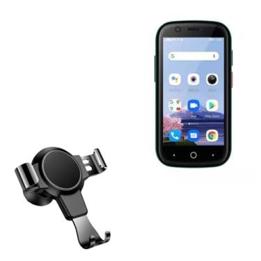 Imagem de BoxWave Suporte para carro compatível com Unihertz Jelly 2 - Suporte para carro X-Switch, suporte montado na saída de ar simples e mínimo - Preto