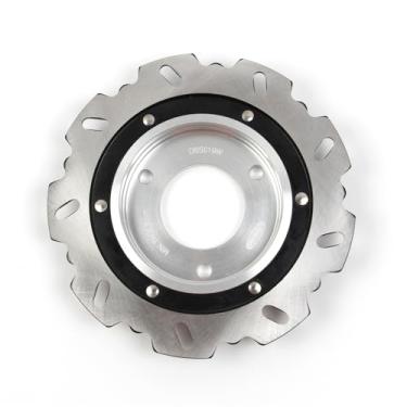 Imagem de 1 par de rotor de disco de freio traseiro compatível com Suzuki AN SKYAWVE 250 400 2003-2005, acessórios de substituição de motocicleta prata