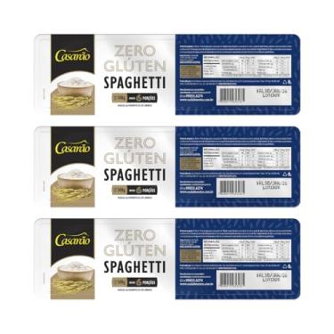 Imagem de Kit com 3 Pacotes de Espaguete Spaguetti Premium sem Glúten de 500g cada - Casarão