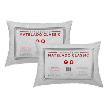 Imagem de Kit 2 Travesseiros Suporte 65cm x 45cm Matelado Classic - DECORELLA, B