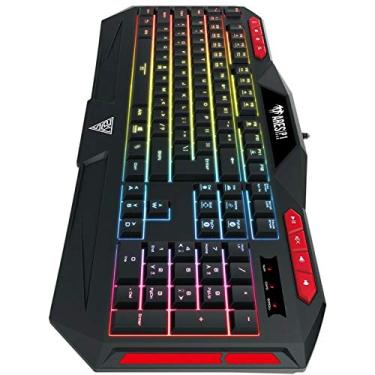 Imagem de Teclado Membrana Gamer Gamdias Ares P1 RGB ABNT2