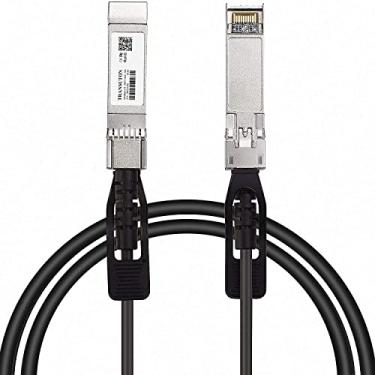 Imagem de Cabo Twinax SFP+ DAC 10G para redes extremas 10GB-C07-SFPP Cabo de cobre passivo Ethernet 10GbE SFP+ para SFP+ cabo de rede 7 m (23 pés)