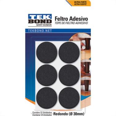 Imagem de Adesivo Feltro Red.30Mm Pr Tekbond C/12