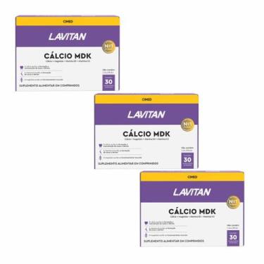 Imagem de Kit 3 und Lavitan Cálcio MDK 30cpr - CIMED