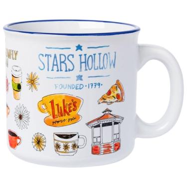 Imagem de Silver Buffalo Caneca de cerâmica Gilmore Girls Stars Hallow Destination 590 ml