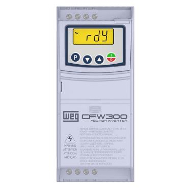 Imagem de Inversor de frequência CFW300 1,5cv 220v 6,0a mono/tri weg