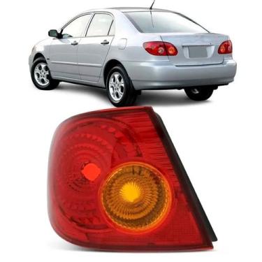 Imagem de Lanterna Traseira Canto Corolla 2003 A 2007 Ruby/ Âmbar - SP ACESSÓRIO