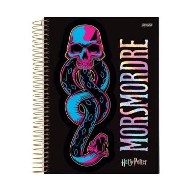Imagem de Caderno Espiral Universitário Capa Dura 1 Matéria Harry Potter Com 96 Folhas