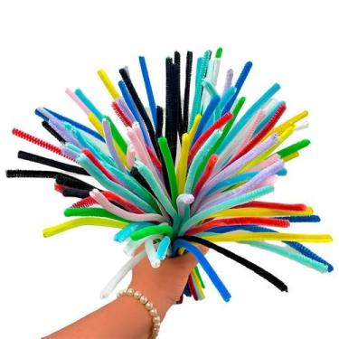 Imagem de Haste de Chenille 30cm - Mix - 100 unidades - Artlille