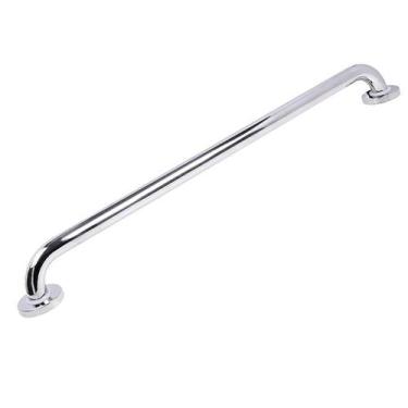 Imagem de Barra de Apoio Inox 80cm Idoso Cadeirante Deficiente Box Banheiro Corr