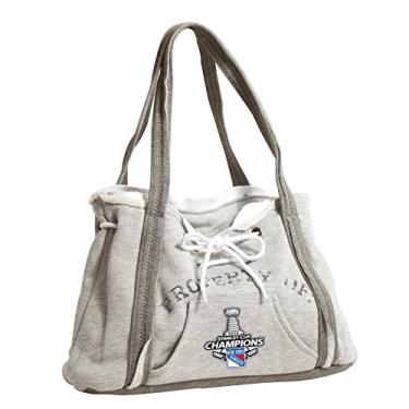 Imagem de Littlearth Bolsa feminina com capuz NHL New York Rangers, cinza, 24 cm x 39 cm x 10 cm