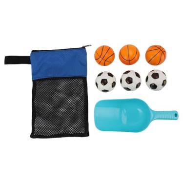 Imagem de Conjunto de Jogos Ao Ar Livre de Arremesso de Praia, Conjunto de Jogos de Praia Incluem Brinquedos de Futebol, Brinquedos de Basquete, pá, Bolsa de Armazenamento para Diversão