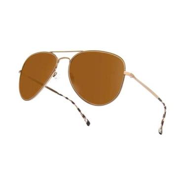 Imagem de Óculos de sol polarizados MAXJULI para cabeças grandes homens mulheres