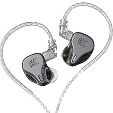 Imagem de Fones de ouvido com fio DQ6 de 3,5 mm 3DD Dynamic HiFi Music Fone de ouvido espovo Fone de ouvido com cabo destacável de 2 pinos