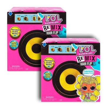 Imagem de Kit 2 Bonecas LOL Surprise! Remix Hairflip