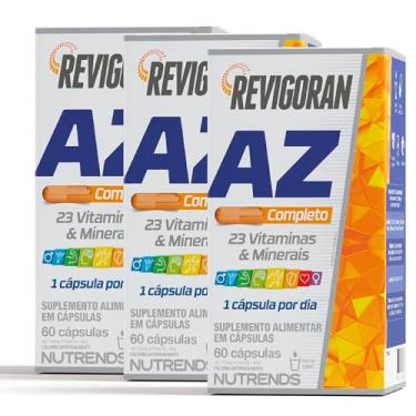 Imagem de Kit 3x Revigoran A-Z Multivitamínico Completo 60 Cápsulas Nutrends