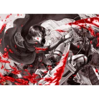 Imagem de Mouse Pad Attack on Titan Eren Yeager Armin Ymir Annie Leonhart Mikasa