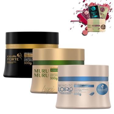 Imagem de Kit Haskell Masc Cavalo Forte Bendito Loiro Murumuru 300g