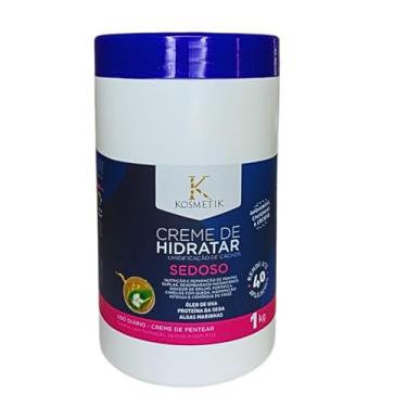 Imagem de Creme Para Hidratar e Pentear Cabelos Cacheados, Crespos e Ondulado Ideal para Umidificação dos Cachos Âmbar Kosmetik