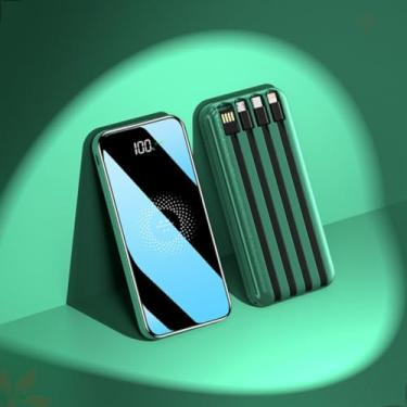 Imagem de Carregador Portátil Power Bank Peining Com 20.000mah (Verde)